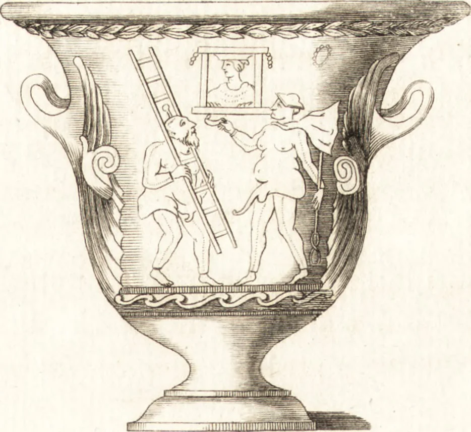 An illustration from Histoire de l'art chez les anciens, 1793, leaf 438