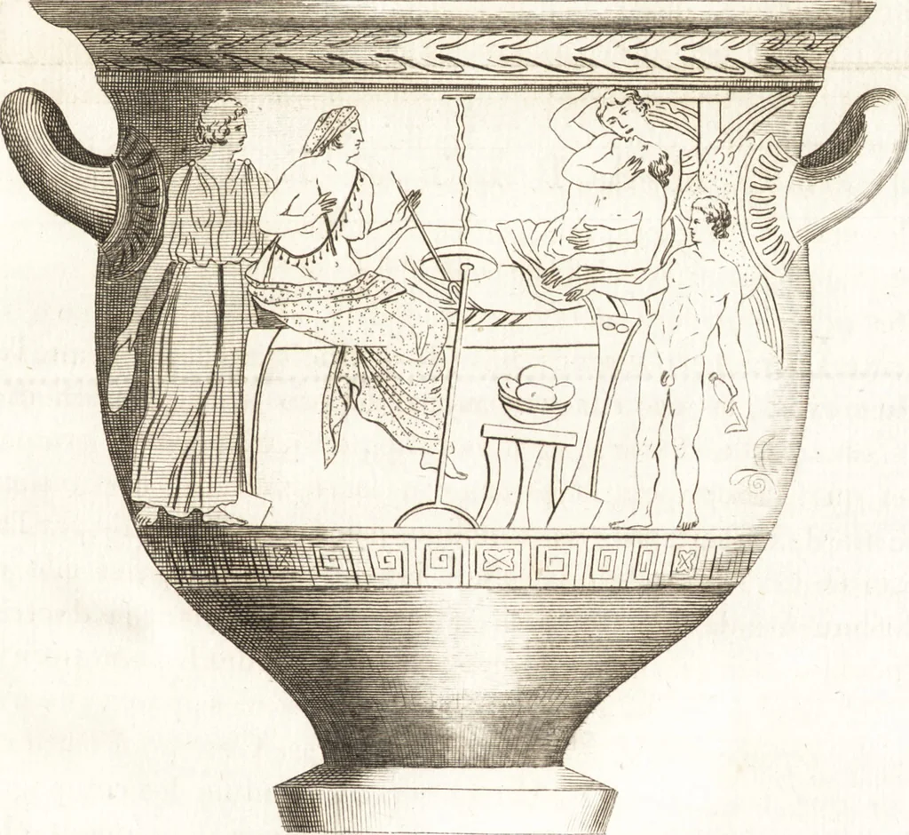 An illustration from Histoire de l'art chez les anciens, 1793, leaf 510