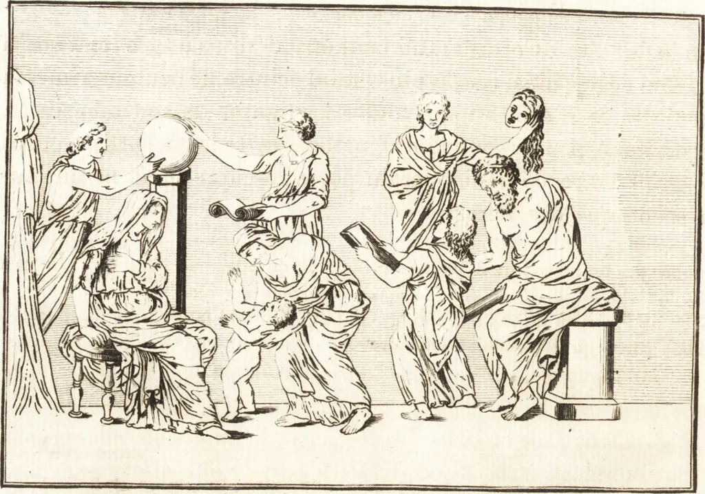 An illustration from Histoire de l'art chez les anciens, 1793, leaf 511