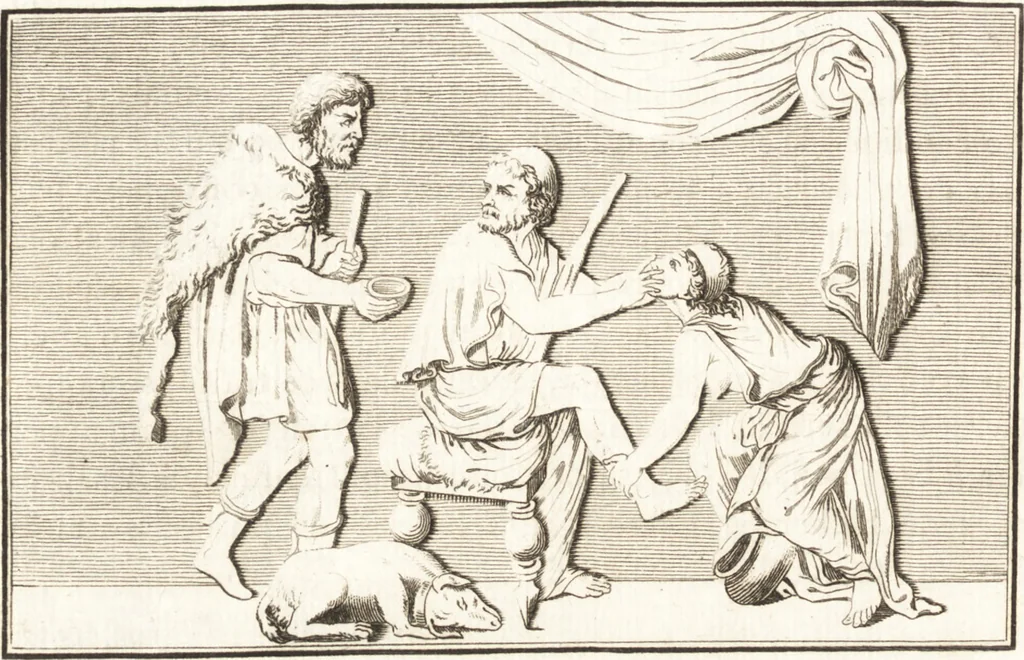 An illustration from Histoire de l'art chez les anciens, 1793, leaf 593