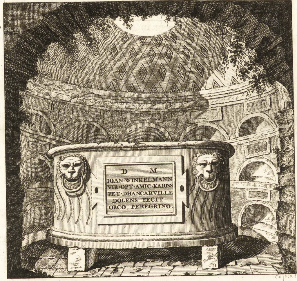 An illustration from Histoire de l'art chez les anciens, 1793, leaf 77
