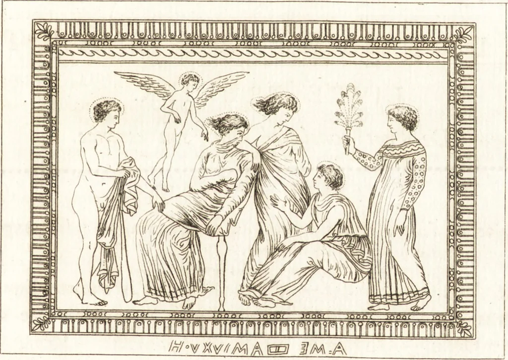 An illustration from Histoire de l'art chez les anciens, 1793, leaf 782