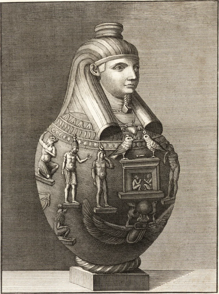 An illustration from Histoire de l'art chez les anciens, 1793, leaf 822