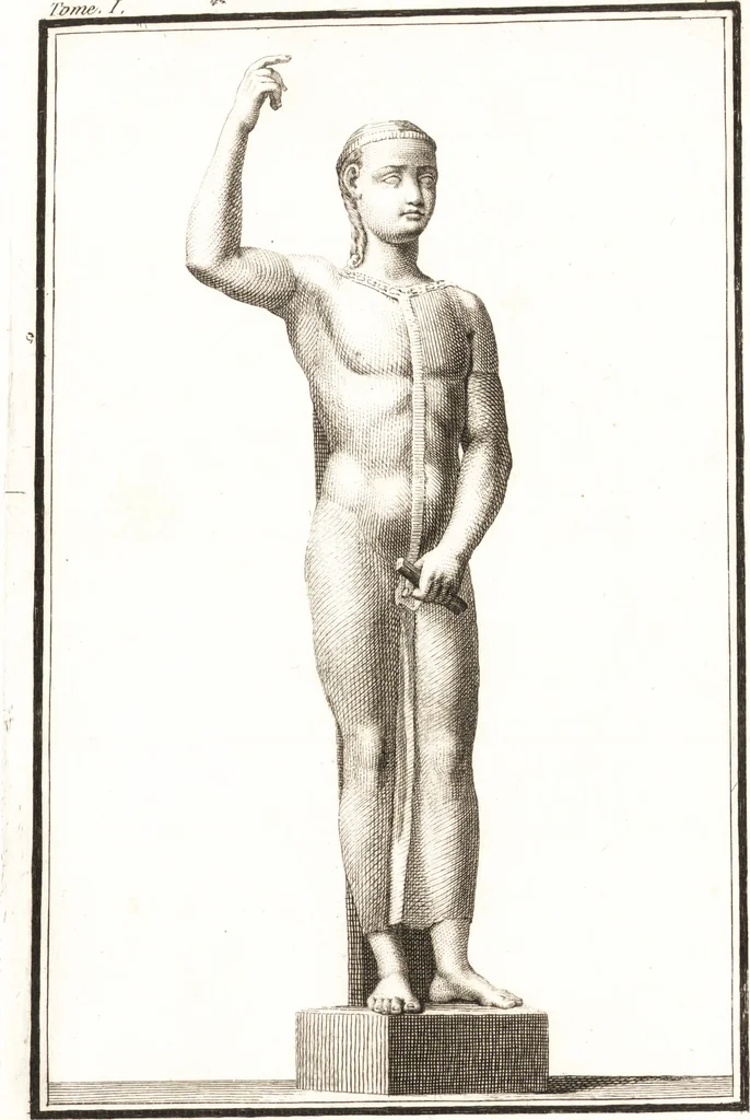 An illustration from Histoire de l'art chez les anciens, 1793, leaf 826