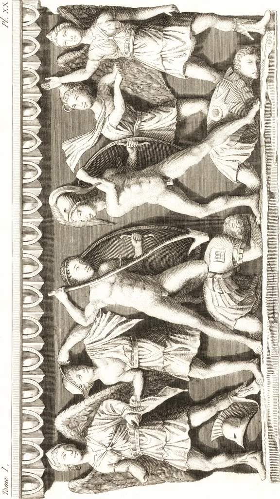 An illustration from Histoire de l'art chez les anciens, 1793, leaf 832