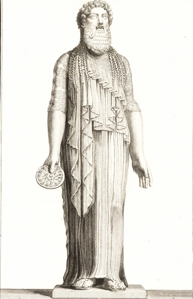 An illustration from Histoire de l'art chez les anciens, 1793, leaf 834