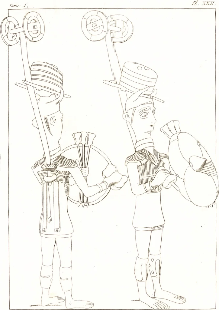 An illustration from Histoire de l'art chez les anciens, 1793, leaf 836