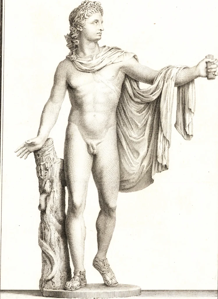 An illustration from Histoire de l'art chez les anciens, 1793, leaf 842