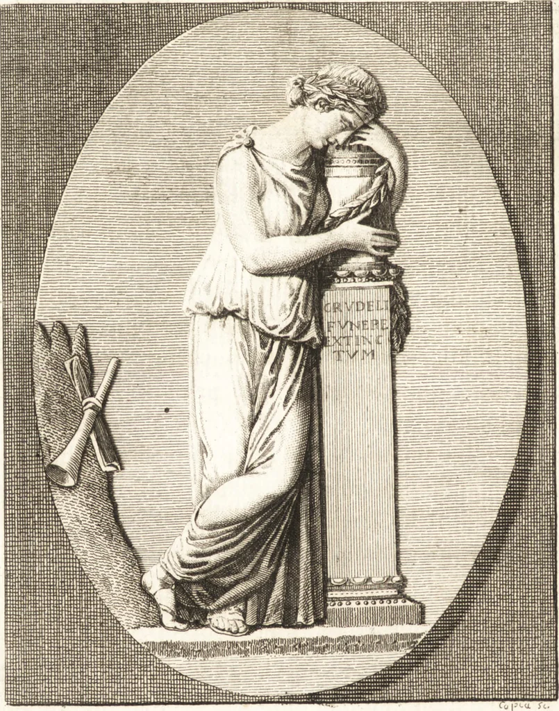 An illustration from Histoire de l'art chez les anciens, 1793, leaf 97