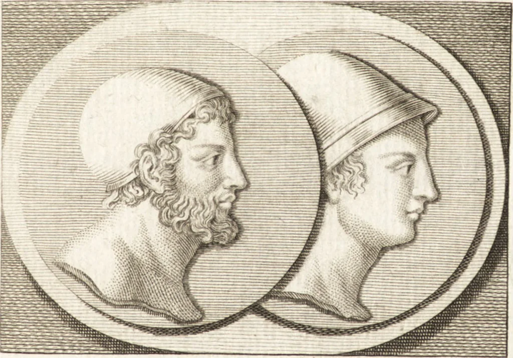 An illustration from Histoire de l'art chez les anciens, 1793, leaf 10