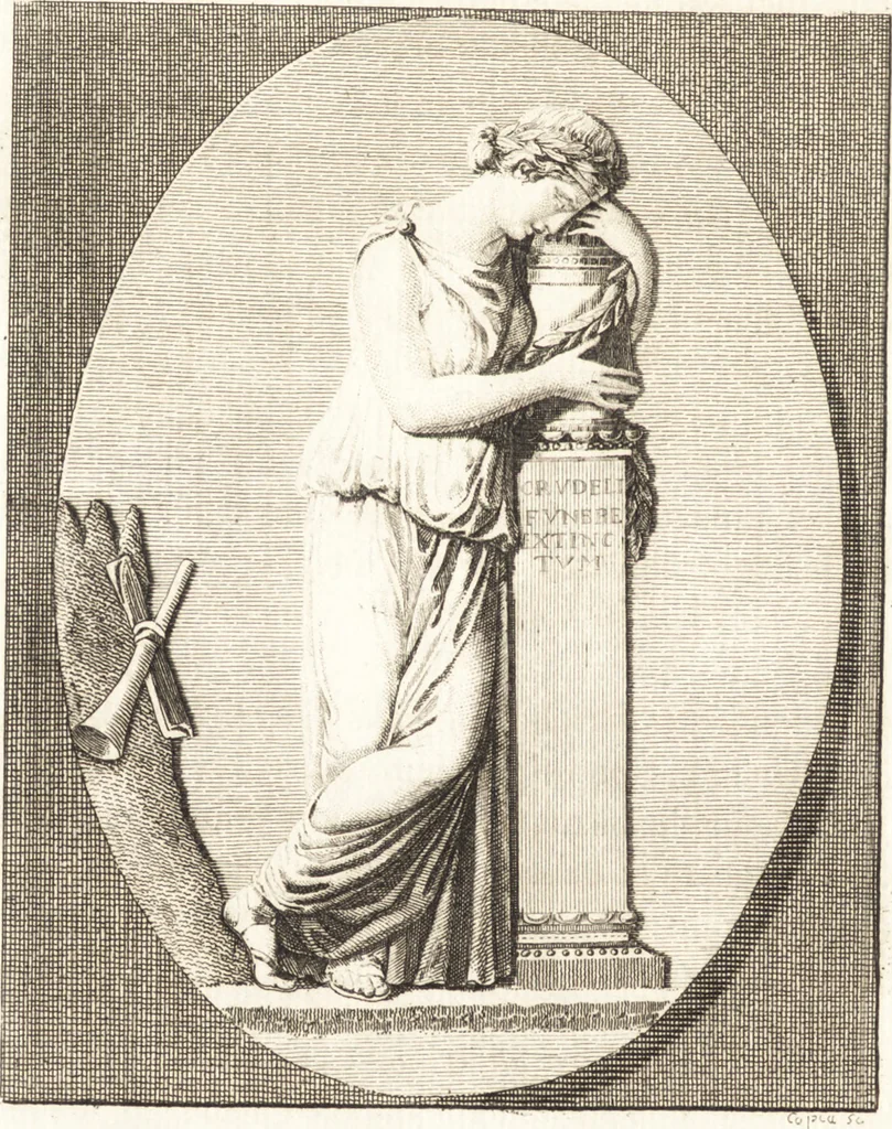An illustration from Histoire de l'art chez les anciens, 1793, leaf 107