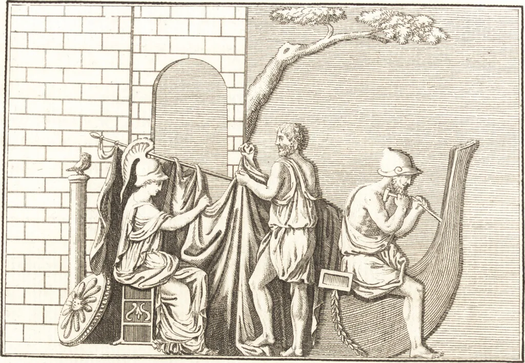 An illustration from Histoire de l'art chez les anciens, 1793, leaf 131