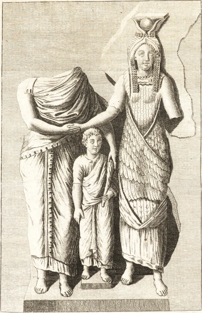 An illustration from Histoire de l'art chez les anciens, 1793, leaf 324