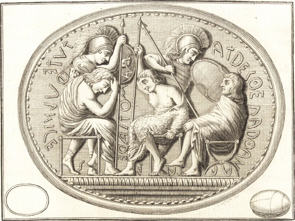 An illustration from Histoire de l'art chez les anciens, 1793, leaf 325