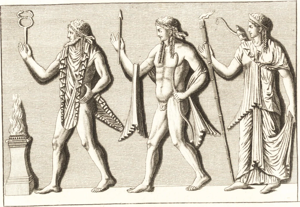 An illustration from Histoire de l'art chez les anciens, 1793, leaf 381
