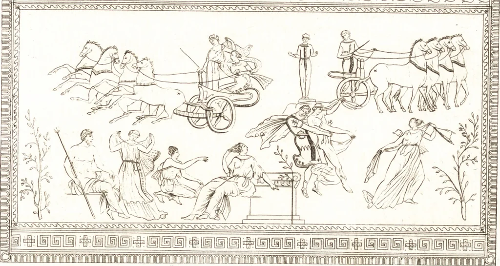 An illustration from Histoire de l'art chez les anciens, 1793, leaf 422
