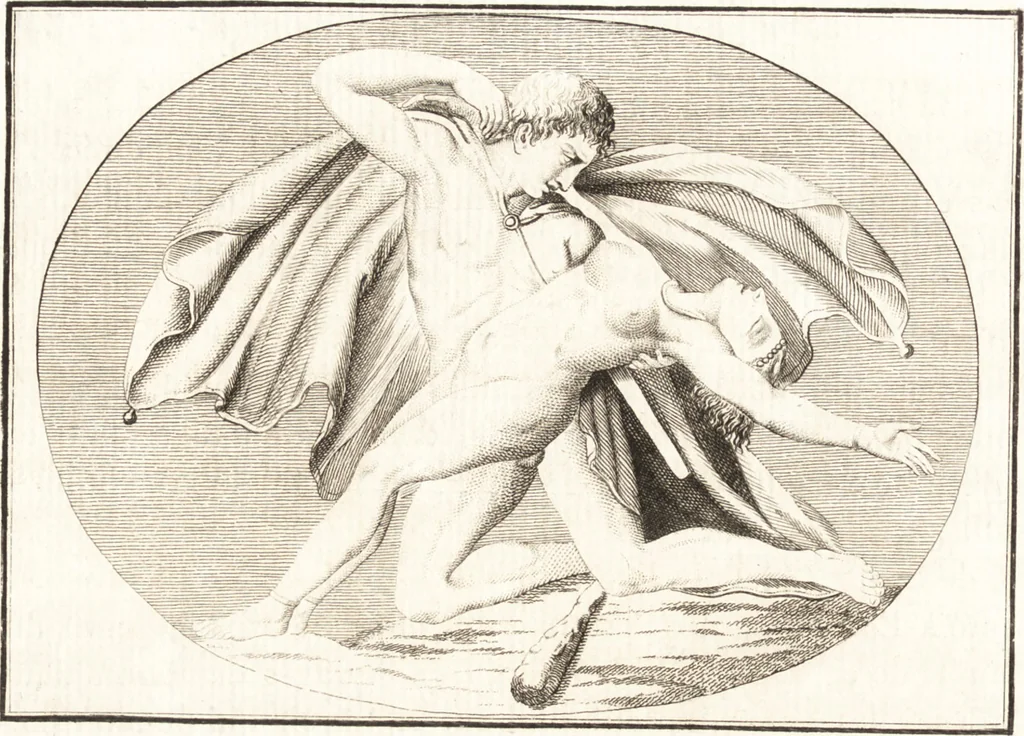 An illustration from Histoire de l'art chez les anciens, 1793, leaf 449