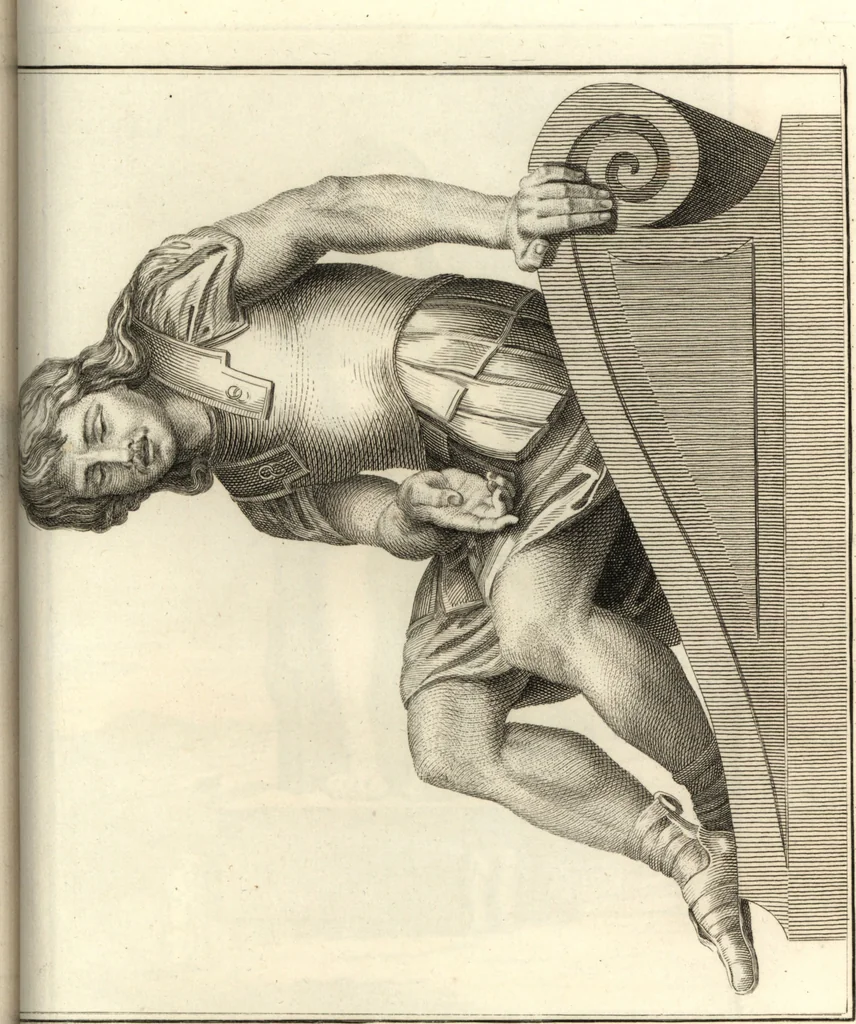 An illustration from Histoire de l'art chez les anciens, 1793, leaf 808