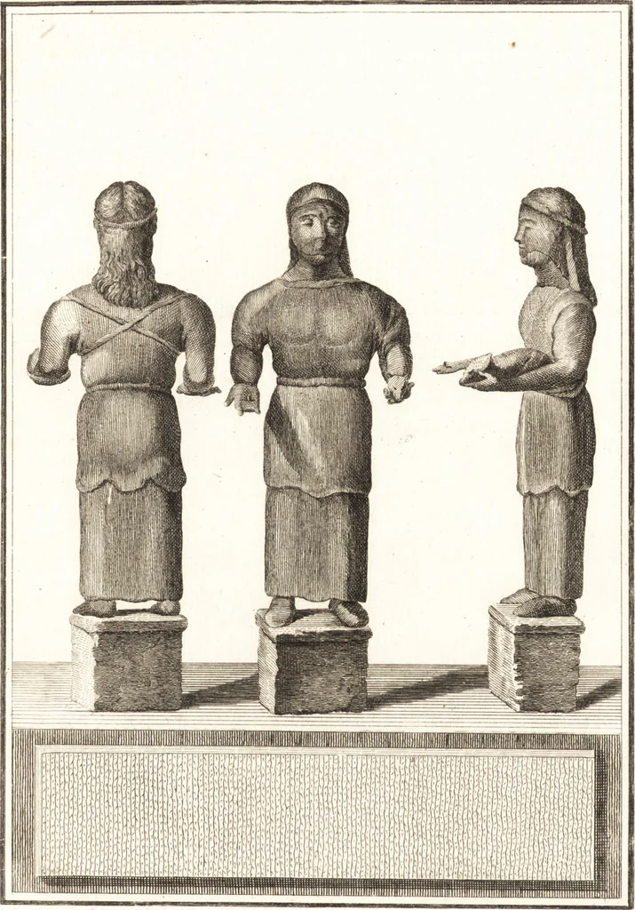 An illustration from Histoire de l'art chez les anciens, 1793, leaf 814