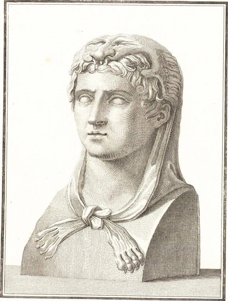 An illustration from Histoire de l'art chez les anciens, 1793, leaf 828