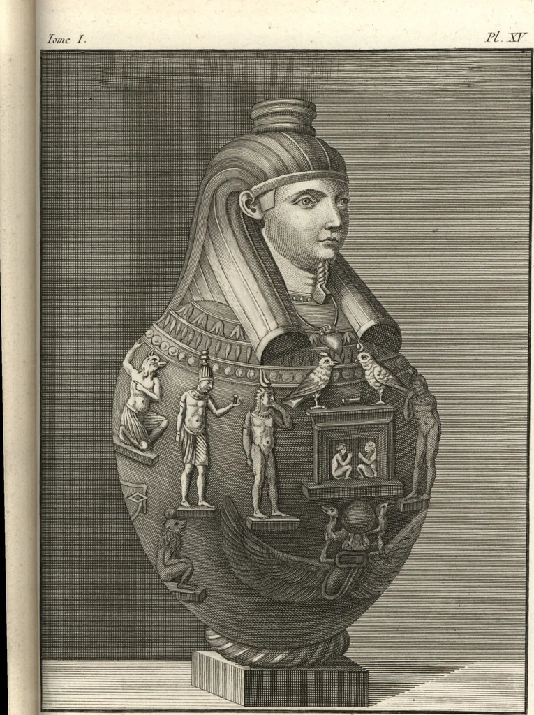An illustration from Histoire de l'art chez les anciens, 1793, leaf 832