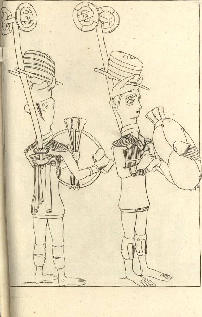 An illustration from Histoire de l'art chez les anciens, 1793, leaf 846