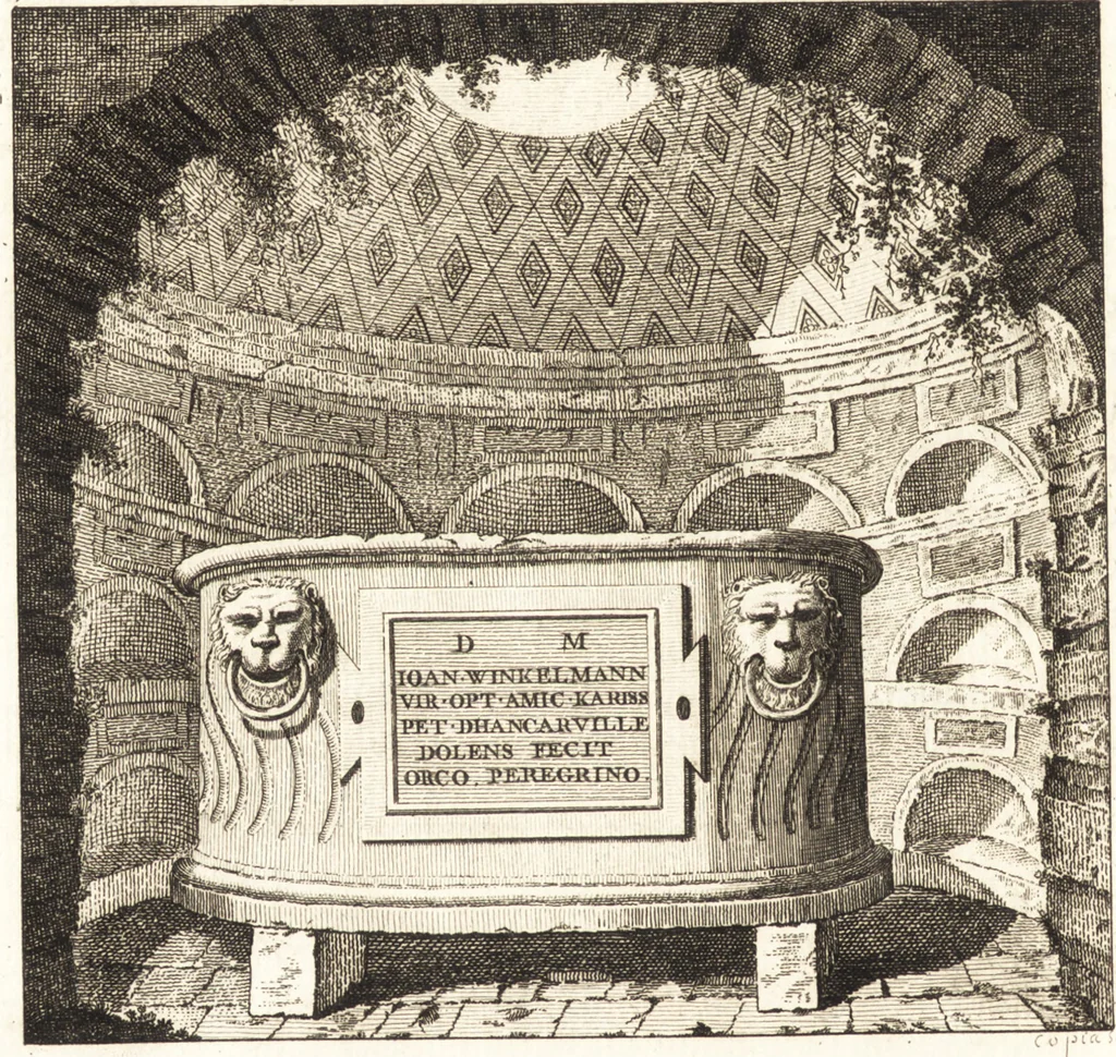 An illustration from Histoire de l'art chez les anciens, 1793, leaf 87