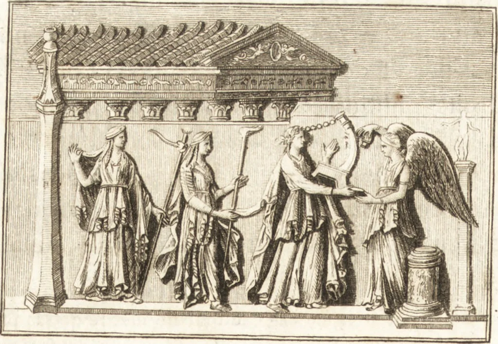 An illustration from Histoire de l'art chez les anciens, 1793, leaf 125