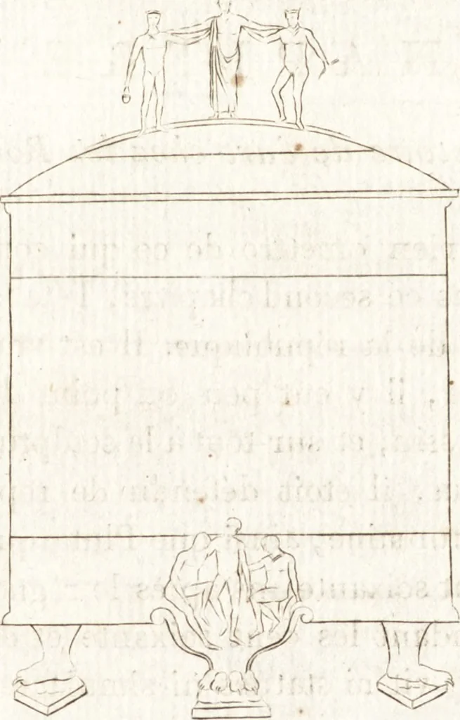 An illustration from Histoire de l'art chez les anciens, 1793, leaf 184
