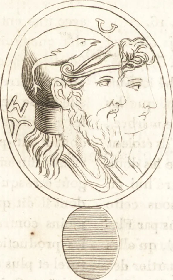 An illustration from Histoire de l'art chez les anciens, 1793, leaf 227