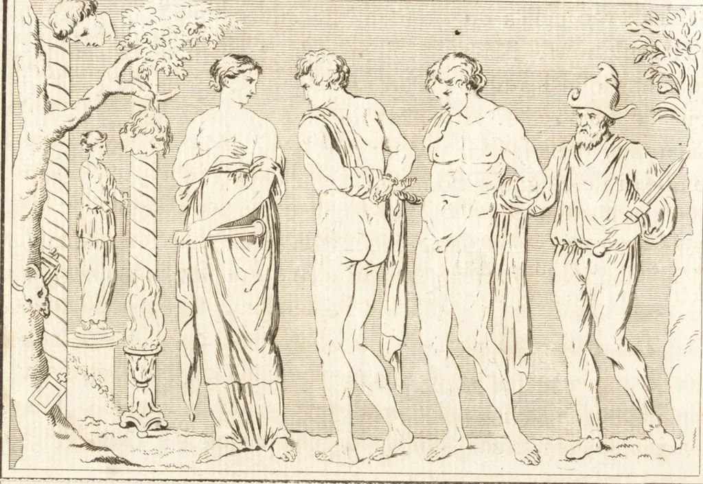 An illustration from Histoire de l'art chez les anciens, 1793, leaf 321