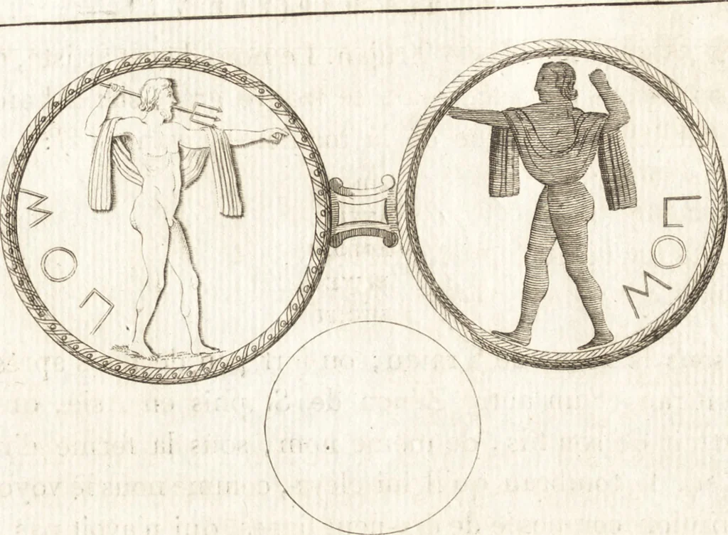 An illustration from Histoire de l'art chez les anciens, 1793, leaf 456