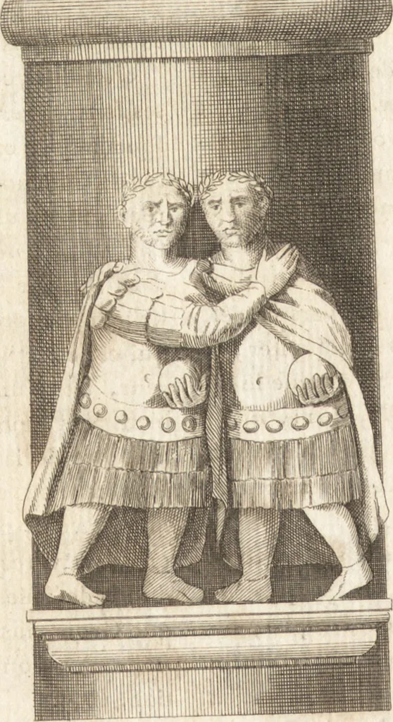 An illustration from Histoire de l'art chez les anciens, 1793, leaf 493