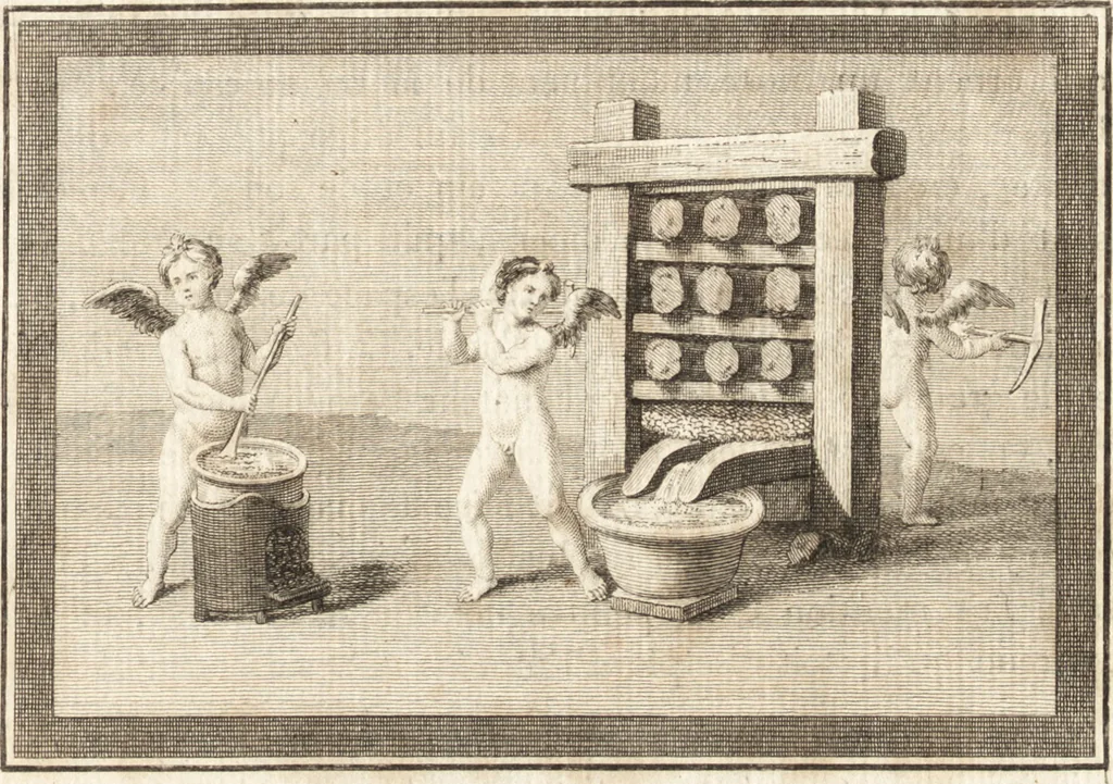 An illustration from Histoire de l'art chez les anciens, 1793, leaf 494