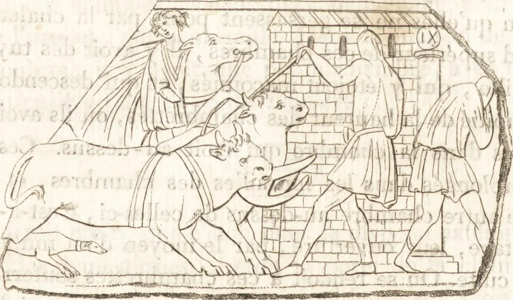 An illustration from Histoire de l'art chez les anciens, 1793, leaf 637