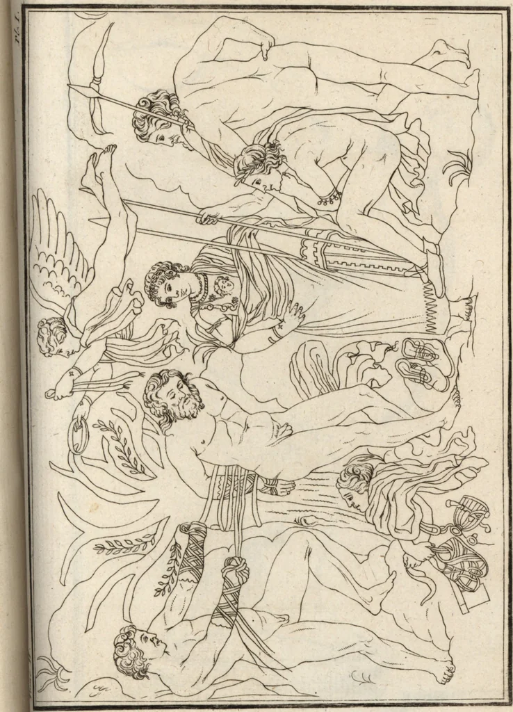 An illustration from Histoire de l'art chez les anciens, 1793, leaf 708