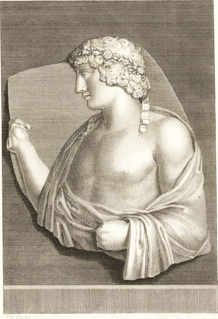 An illustration from Histoire de l'art chez les anciens, 1793, leaf 718