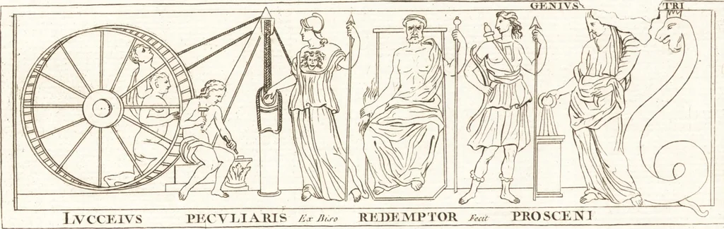 An illustration from Histoire de l'art chez les anciens, 1793, leaf 732