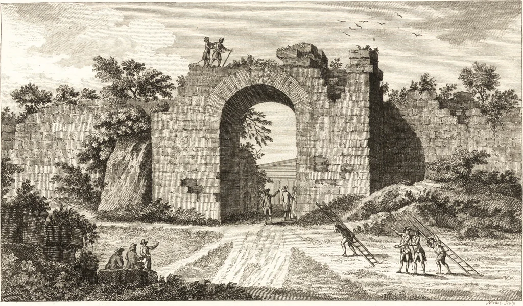 An illustration from Histoire de l'art chez les anciens, 1793, leaf 736