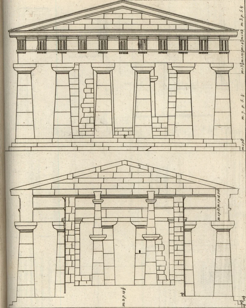An illustration from Histoire de l'art chez les anciens, 1793, leaf 740