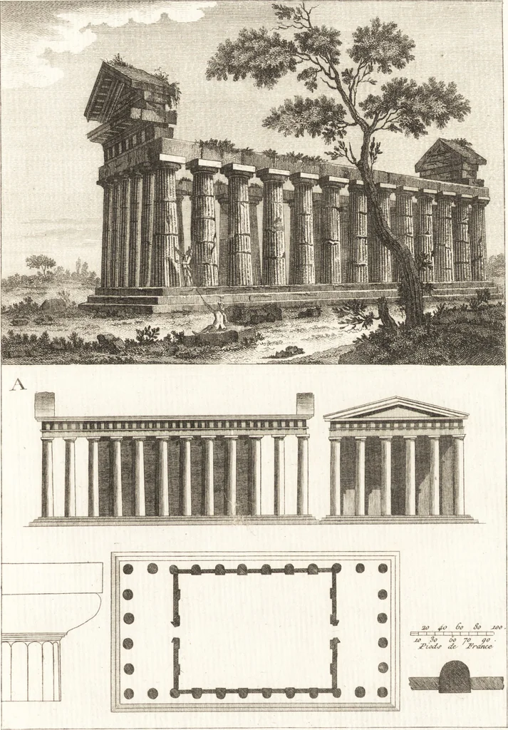 An illustration from Histoire de l'art chez les anciens, 1793, leaf 744