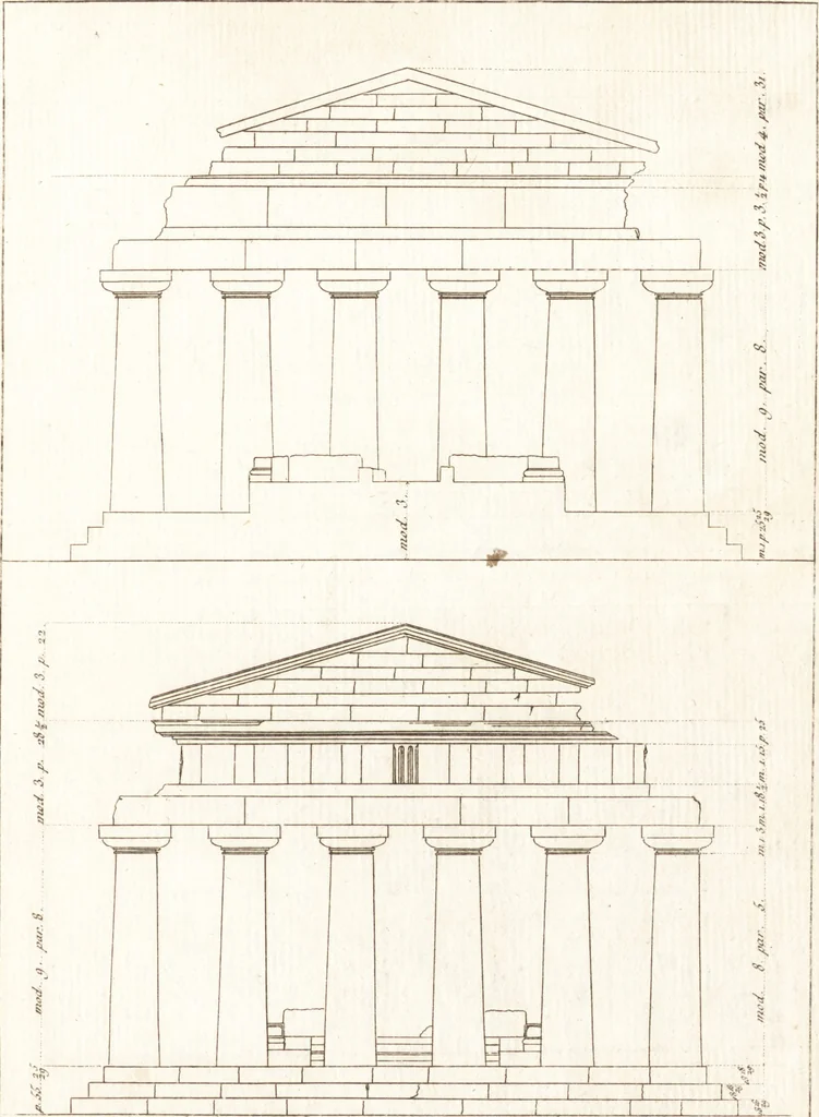 An illustration from Histoire de l'art chez les anciens, 1793, leaf 748