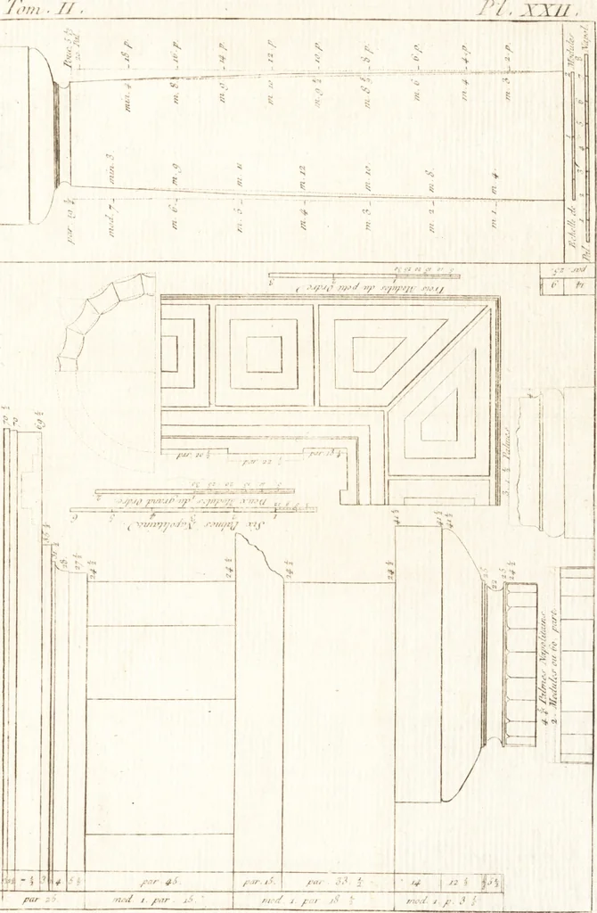 An illustration from Histoire de l'art chez les anciens, 1793, leaf 750