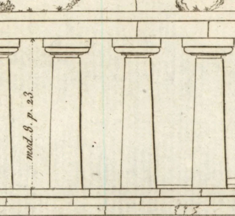 An illustration from Histoire de l'art chez les anciens, 1793, leaf 754