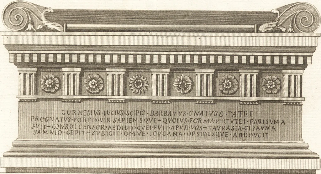 An illustration from Histoire de l'art chez les anciens, 1793, leaf 758