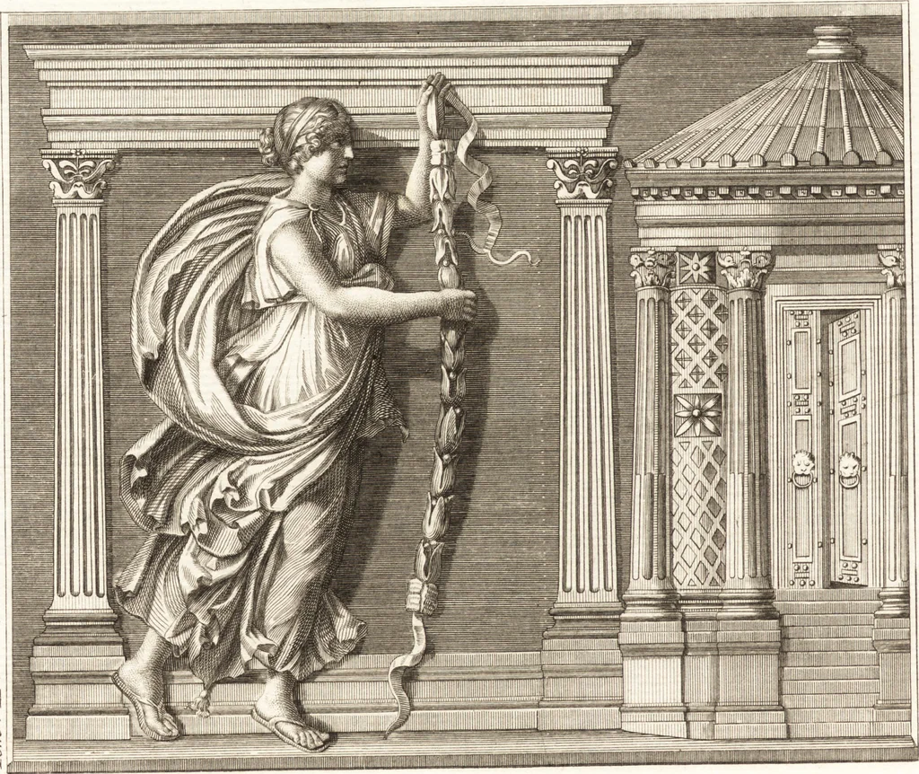An illustration from Histoire de l'art chez les anciens, 1793, leaf 766