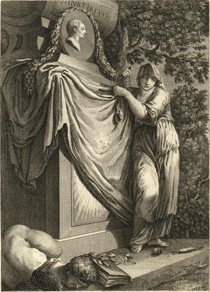 An illustration from Histoire de l'art chez les anciens, 1793, leaf 9
