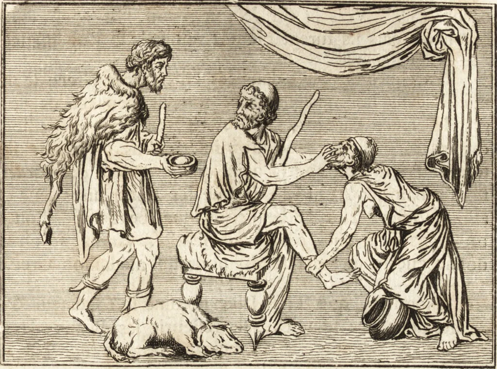 An illustration from Histoire de l'art de l'antiquité, 1781, leaf 168