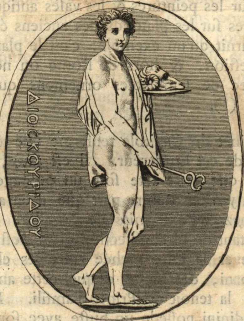 An illustration from Histoire de l'art de l'antiquité, 1781, leaf 211