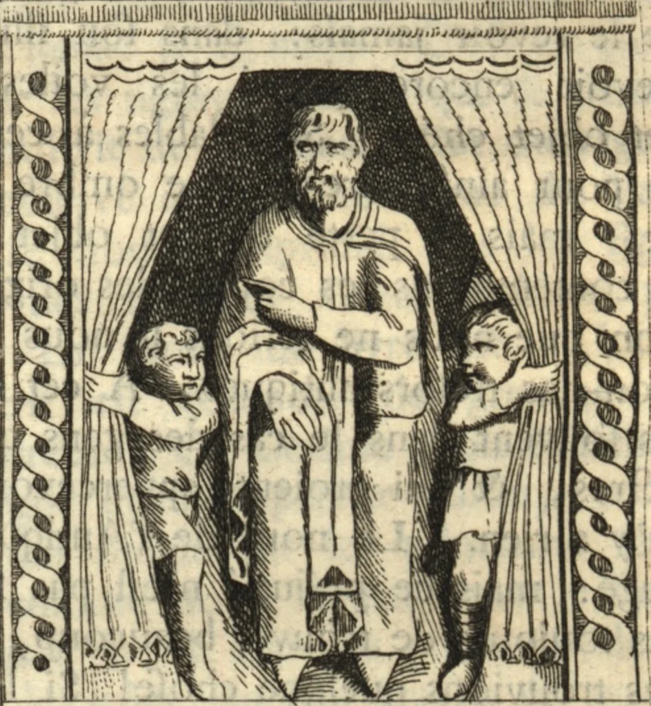 An illustration from Histoire de l'art de l'antiquité, 1781, leaf 277